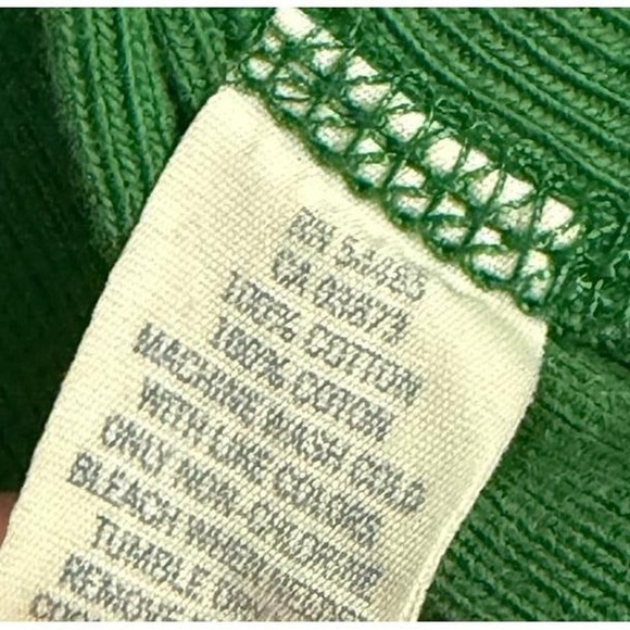 American Eagle Mens XL Green Long Sleeve Henley Shirt Casual Logo - Picture 4 of 7